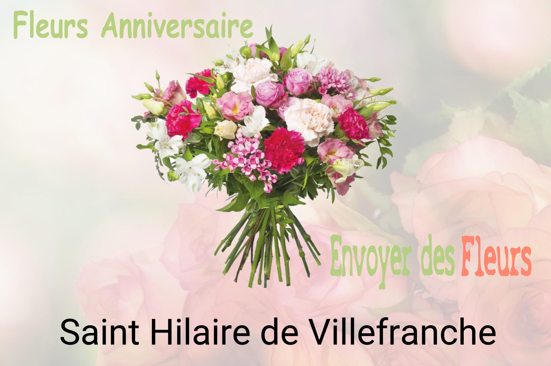 Bouquet de fleurs d’anniversaire livré à Saint-Hilaire-de-Villefranche