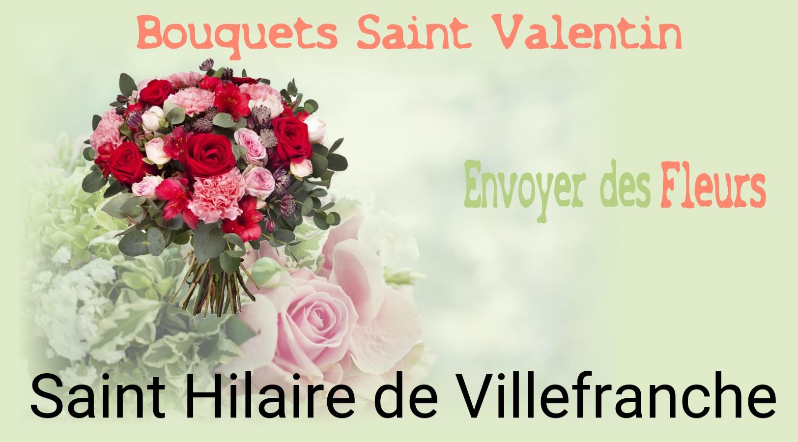 Roses de Saint-Valentin livrées à Saint-Hilaire-de-Villefranche